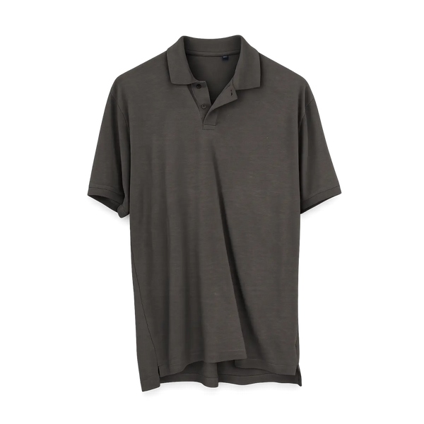 Men’s Dark Charcoal Relaxed Fit Polo Shirt - Men’s Polo Shirt