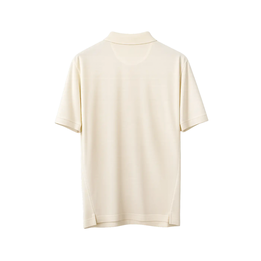 Men’s Essential Performance Polo Shirt – Cream - Men’s Polo Shirt