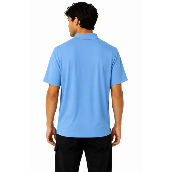 Men’s Essential Performance Polo Shirt – Sky Blue - Men’s Polo Shirt