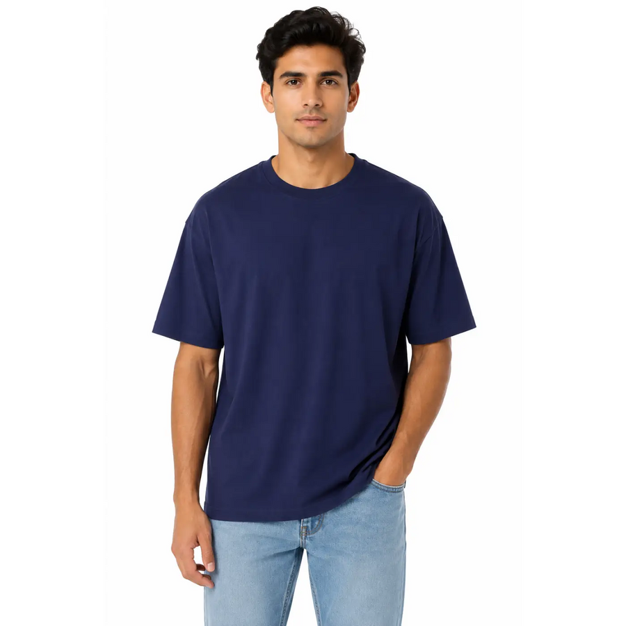 Men’s Essential Relaxed Fit T-Shirt – Navy Blue - Men’s T-Shirt