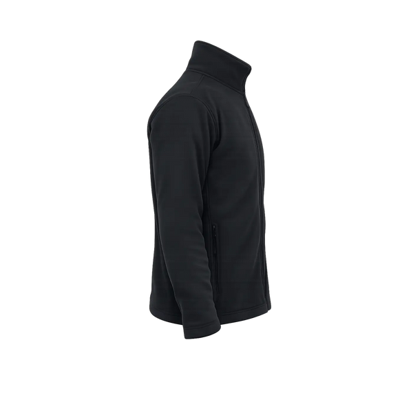 Men’s Full-Zip Fleece Jacket – Lightweight Warm Casual Layer