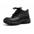 Men’s Heavy Duty Black Safety Work Boots – Steel Toe Industrial Lace-Up Boots