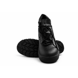 Men’s Heavy Duty Black Safety Work Boots – Steel Toe Industrial Lace-Up Boots
