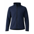 Men’s Navy Softshell Work Jacket – Lightweight Zip-Up Performance Jacket