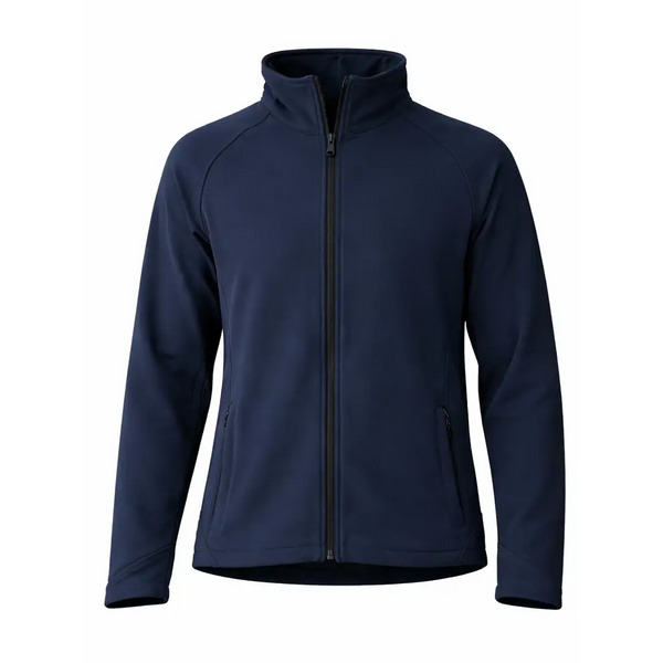 Men’s Navy Softshell Work Jacket – Lightweight Zip-Up Performance Jacket
