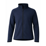 Men’s Navy Softshell Work Jacket – Lightweight Zip-Up Performance Jacket