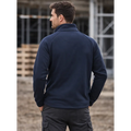 Men’s Navy Softshell Work Jacket – Lightweight Zip-Up Performance Jacket