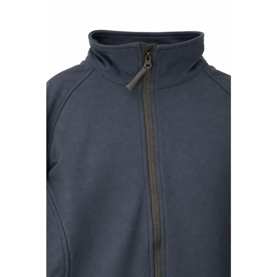 Men’s Navy Softshell Work Jacket – Lightweight Zip-Up Performance Jacket