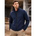 Men’s Navy Softshell Work Jacket – Lightweight Zip-Up Performance Jacket
