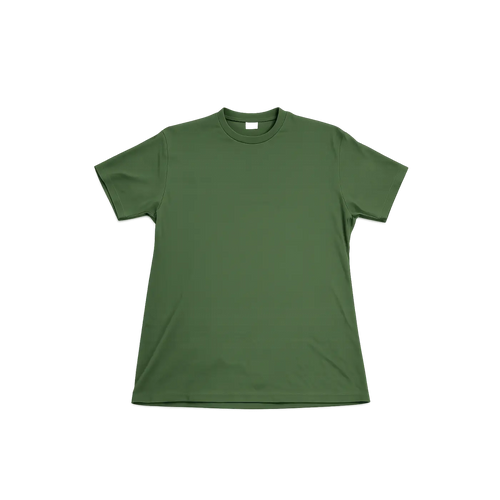 Men’s Olive Green Performance T-Shirt – Moisture Wicking Athletic Crew Neck Tee