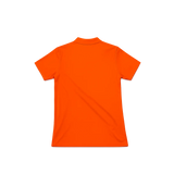 Men’s Orange Performance Polo Shirt – Moisture Wicking Athletic Golf Polo