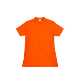 Men’s Orange Performance Polo Shirt – Moisture Wicking Athletic Golf Polo