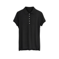 Men’s Oversized Charcoal Drop Shoulder Polo Shirt - Men’s Oversized Polo Shirt