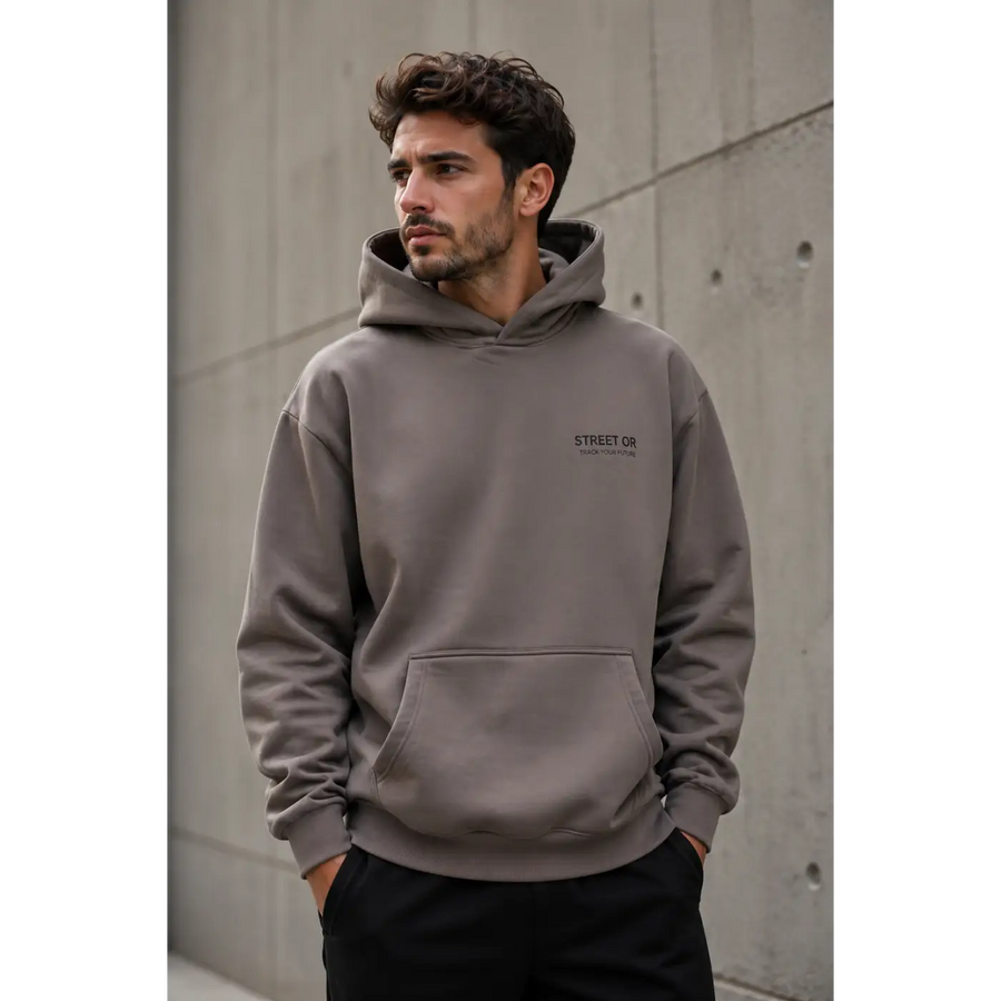 Men’s Oversized Streetwear Hoodie – Premium Casual Pullover Sweatshirt