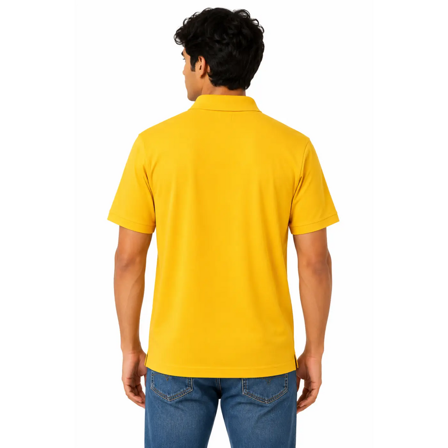 Men’s Performance Polo Shirt – Bright Yellow - Men’s Polo Shirt