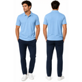 Men’s Performance Polo Shirt – Sky Blue