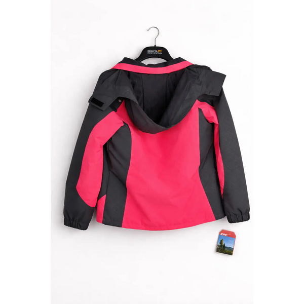 Men’s Red & Black Waterproof Hooded Jacket – Windproof Outdoor Softshell Coat - Jackets