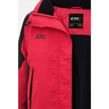 Men’s Red & Black Waterproof Hooded Jacket – Windproof Outdoor Softshell Coat - Jackets