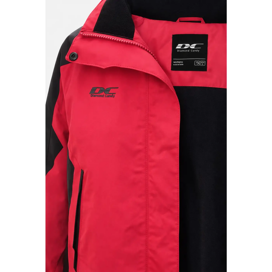 Men’s Red & Black Waterproof Hooded Jacket – Windproof Outdoor Softshell Coat - Jackets