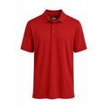 Men’s Red Performance Polo Shirt – Lightweight Moisture-Wicking Golf Polo - Men’s Performance Polo Shirt