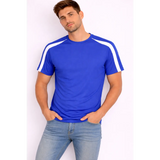 Men’s Royal Blue Performance Athletic T-Shirt – Short Sleeve Activewear Tee - Men’s Performance T-Shirt
