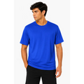 Men’s Royal Blue Performance Crew Neck T-Shirt - Men’s Activewear Tops