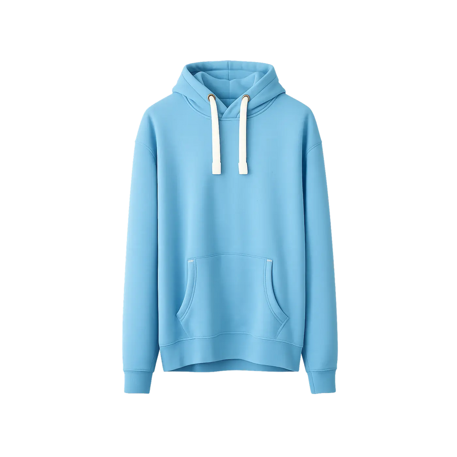 Men’s Sky Blue Pullover Hoodie - Men’s Hoodie Sweatshirt