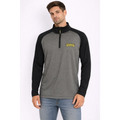 Men’s Stanley FATMAX Performance Quarter-Zip Pullover – Gray & Black - Men’s Performance Pullover