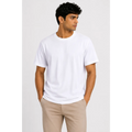 Men’s White Oversized Crew Neck T-Shirt – Relaxed Everyday Essential - Men’s Oversized T-Shirt