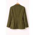 Olive Corduroy Tailored Blazer – Classic Structured Jacket
