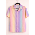 Pastel Dream Button-Up Shirt - Blouse / Button-Up Shirt