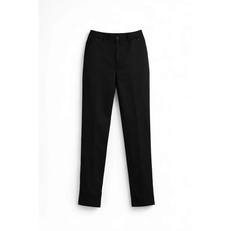 Perfect Fit Black Pants – High-Waisted Tailored Slim Fit Trousers - Women’s Pants