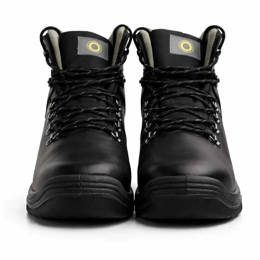 Premium Black Safety Work Boots – Heavy Duty Protective Industrial Boots