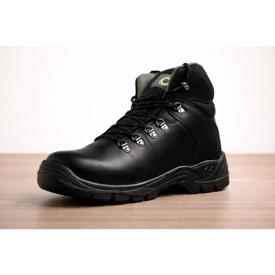 Premium Black Safety Work Boots – Heavy Duty Protective Industrial Boots
