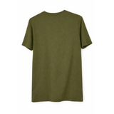 Puma Men’s Olive Green Logo T-Shirt | Regular Fit Casual Tee - T-Shirts