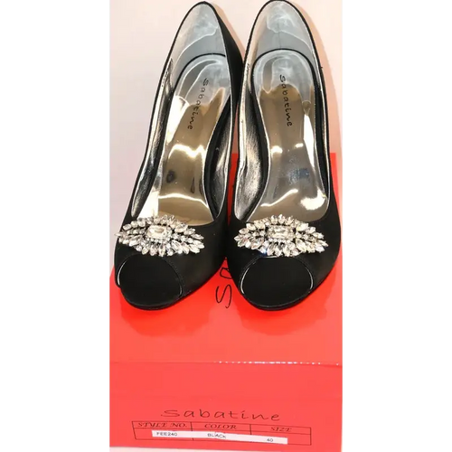 Sabatine Women's Black Heel, Size 7, New with tags