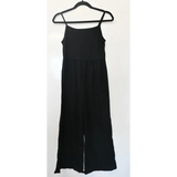 SHEIN Black Strappy Wide-Leg Jumpsuit, Age 11-12