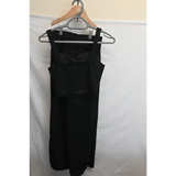 Shein Teen Black Corset Bodice Midi Dress