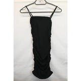 Shein Teen Black Ruched Bodycon Dress
