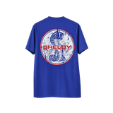 Shelby Cobra Vintage Graphic Men’s T-Shirt – Royal Blue - Men’s Graphic T-Shirt