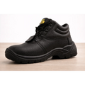 SiteSafe Men’s Black Safety Work Boots – Industrial Steel Toe Lace-Up Boots