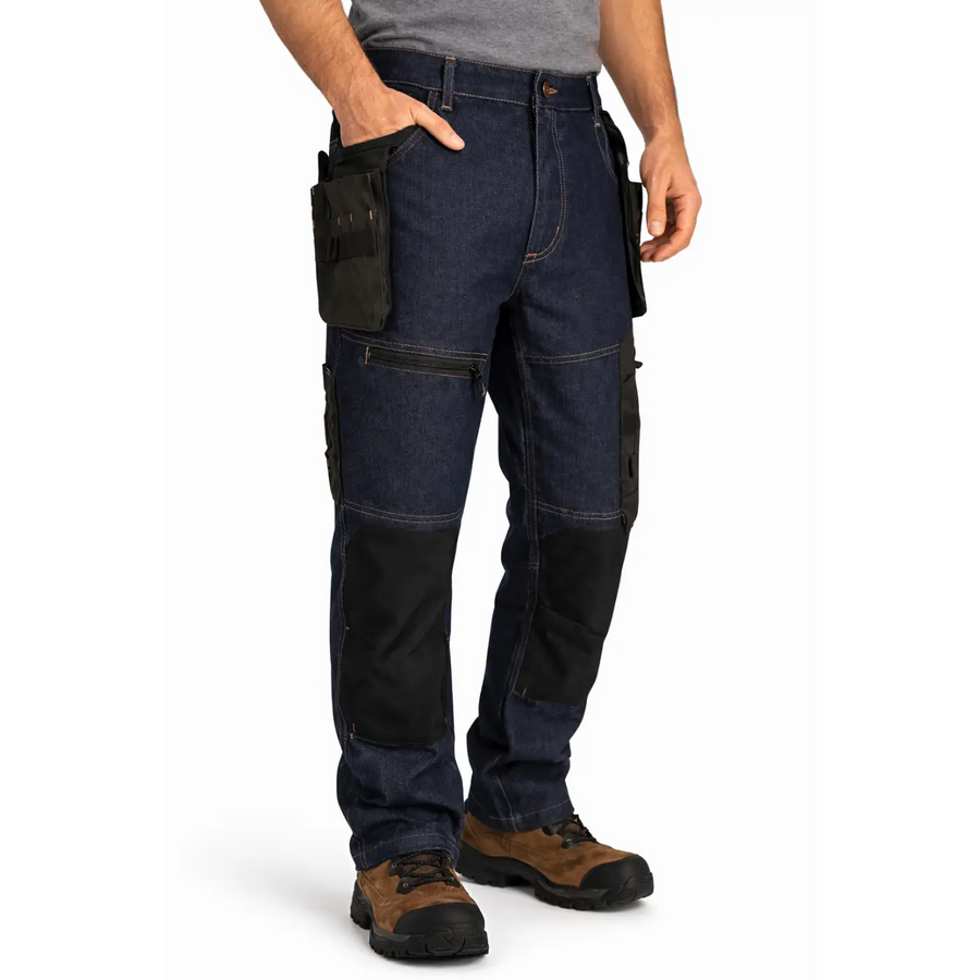 TitanFlex™ Utility Work Jeans – Reinforced Multi-Pocket Performance Pants