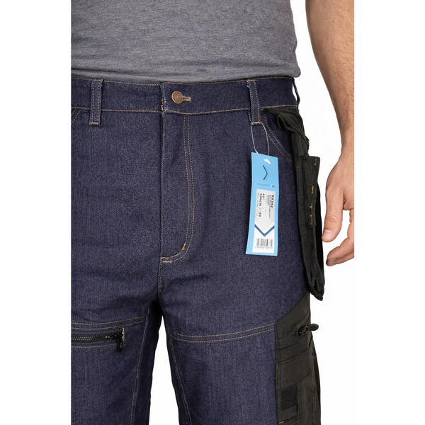 TitanFlex™ Utility Work Jeans – Reinforced Multi-Pocket Performance Pants