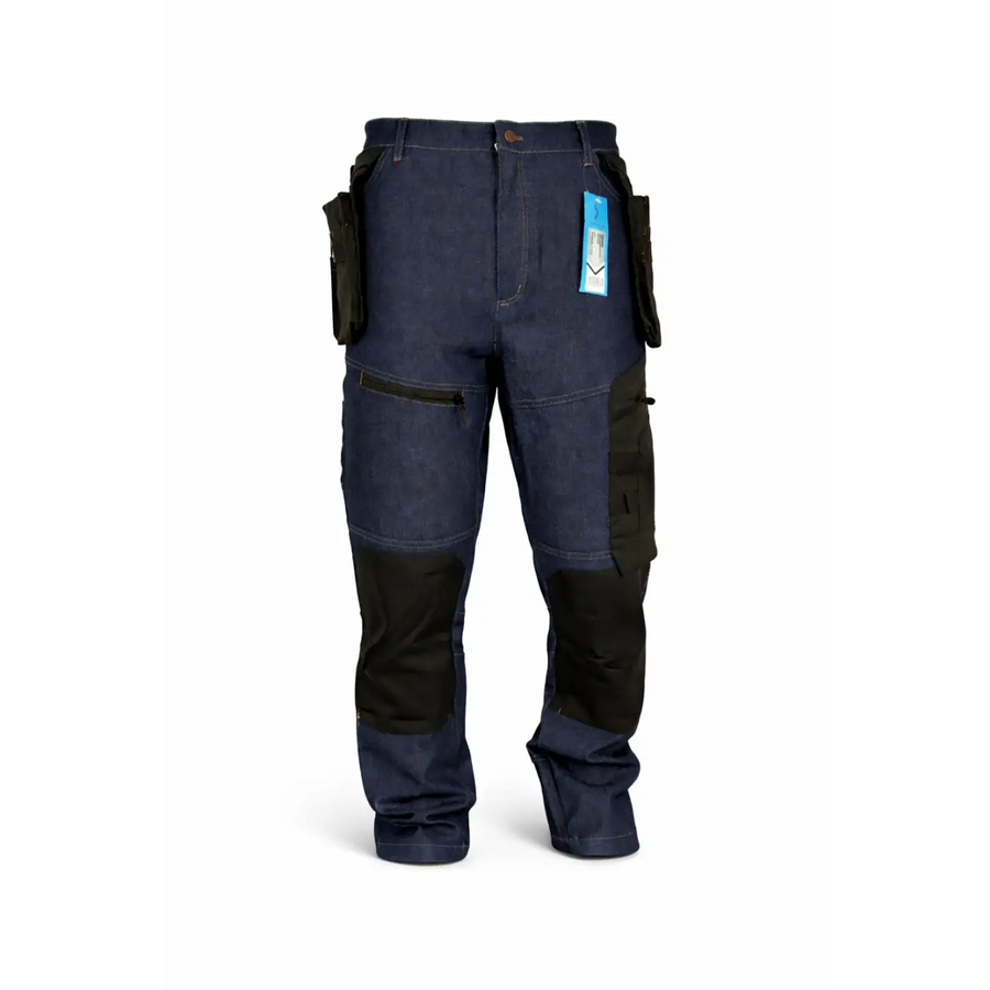 TitanFlex™ Utility Work Jeans – Reinforced Multi-Pocket Performance Pants