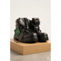 TUFFSAFE Men’s Black Steel Toe Safety Work Boots