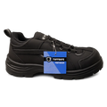 TuffSafe Steel Toe Safety Shoes – Anti-Slip Lightweight Work Sneakers (Black)