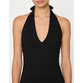 Women’s Black Halter Tankini Swim Top