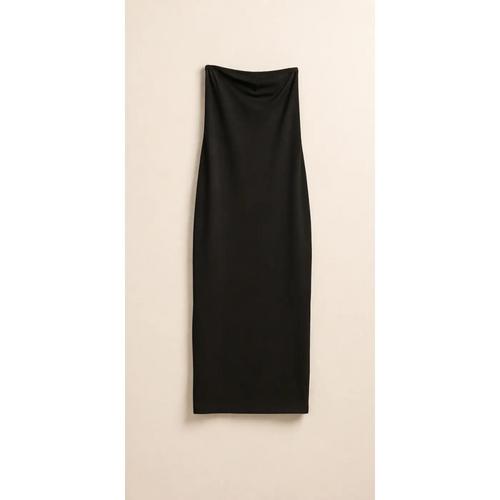 Women’s Black High-Waist Maxi Skirt – Elegant Slim Fit Stretch Skirt - Skirts