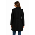 Women’s Black Tailored Coat – Classic Longline Blazer Jacket