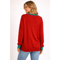 Women’s Christmas Pudding Sweater – Festive Holiday Knit Pullover